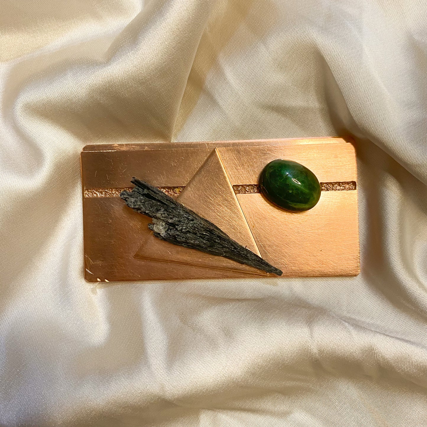 Touchstone: Emerald & Kyanite